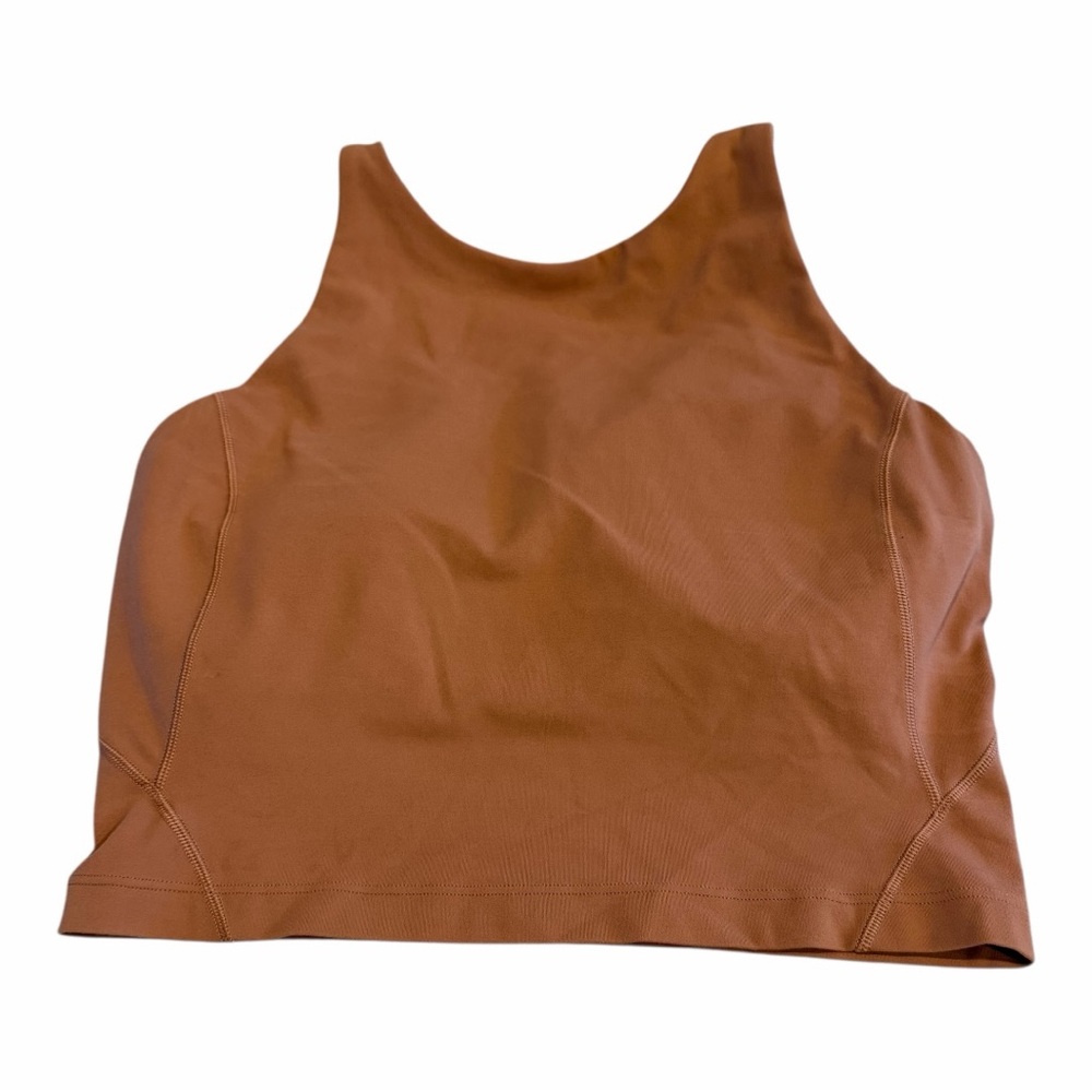 Lululemon Align High‎ Neck Bra Dusty Clay Size 4 Nulu